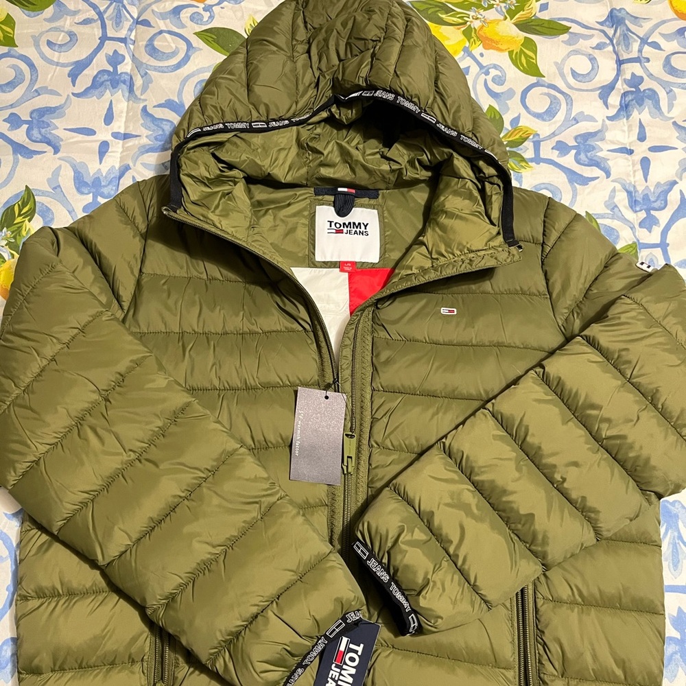 Tommy Hilfiger Jeans Women’s Olive Green Jacket - Size L
